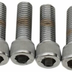 SOCKET-HEAD BOLT 1/4-28X0.625 KNURLED CHROME