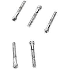 SOCKET-HEAD BOLT 1/4-28X2.25 KNURLED CHROME