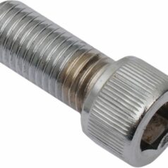 SOCKET-HEAD BOLT 5/16-24X0.875 KNURLED CHROME