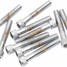 SOCKET-HEAD BOLT 5/16-24X2 KNURLED CHROME