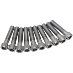 SOCKET-HEAD BOLT 3/8-24X1.5 KNURLED CHROME