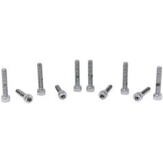 SOCKET-HEAD BOLT 10-32X1 KNURLED CHROME