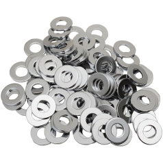 FLAT WASHER 1/4" CHROME