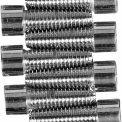 CHROME SOCKET-HEAD KICKER COVER BOLT KIT SMOOTH