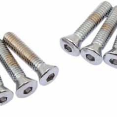 CHROME SOCKET-HEAD CAM COVER BOLT KIT
