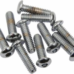 BUTTON-HEAD BOLT 1/4-20X0.75 CHROME