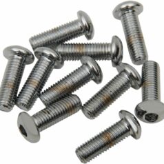 BUTTON-HEAD BOLT 1/4-28X0.5 CHROME