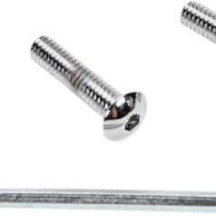 CHROME BUTTON-HEAD POIN COVER BOLT KIT