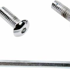 CHROME BUTTON-HEAD POIN COVER BOLT KIT