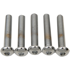BUTTON-HEAD BOLT 1/4-20X1.75 CHROME