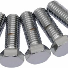 HEX-HEAD BOLT 1/2-13X1.5 CHROME