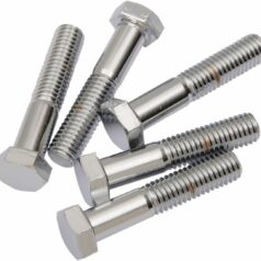 HEX-HEAD BOLT 1/2-13X2.5 CHROME