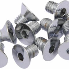 FLAT-HEAD BOLT 5/16-18X0.5 CHROME