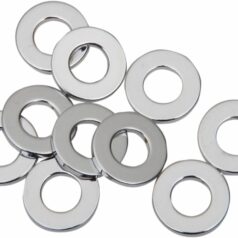 FLAT WASHER 0.46875"I.D. 0.125" THICKNESS CHROME