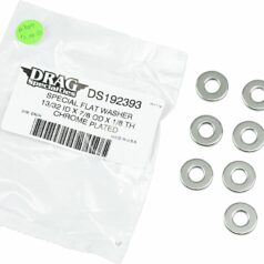 FLAT WASHER 0.40625"I.D. 0.125" THICKNESS CHROME