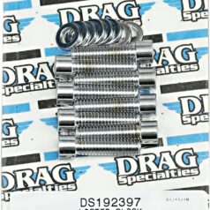CHROME SOCKET-HEAD LIFTER BASE BOLT KIT SMOOTH