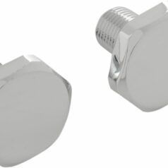 FORK TUBE CAPS CHROME