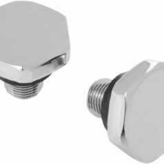 FORK TUBE CAPS CHROME