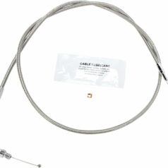 THROTTLE CABLE STAINLESS STEEL OVERSIZE +6"(152MM)