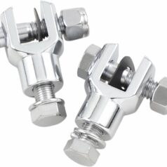 REPLACEMENT CHROME FOOTPEG CLEVIS MOUNT 3/8-24