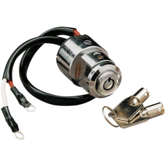 IGNITION SWITCH W/ ROUND KEY OFF/ON-POSITION