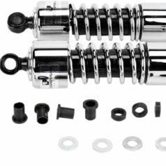 PROGRESSIVE SUSPENSION 412 SERIES AMERICAN-TUNED GAS SHOCKS W/O COVER CHROME 11"