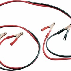 MOTORCYCLE JUMPER CABLES 12-GAUGE 6'