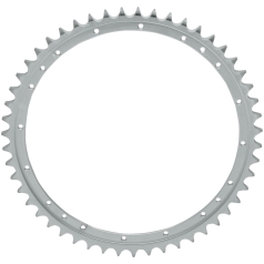 REAR CHAIN SPROCKET W/ RIVETS 51T STEEL/ZINC