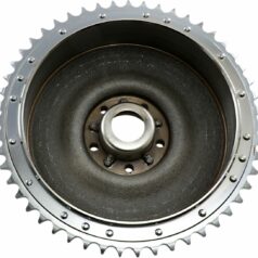 BRAKE DRUM/SPROCKET SET CHROME