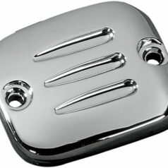 HANDLEBAR MASTER CYLINDER COVER GROOVE CHROME