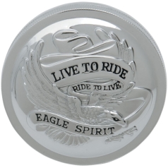 GAS CAP LIVE-TO-RIDE 3" VENTED CHROME