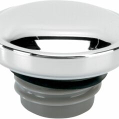 GAS CAP SCREW-IN VENTED CHROME
