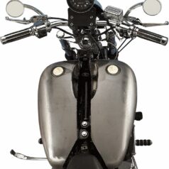 FAT BOB FLAT-SIDE GAS TANK EXTENDED 2" 5.2 GALLON