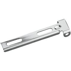 UNIVERSAL SEAT HINGE BRACKET SQUARE END CHROME