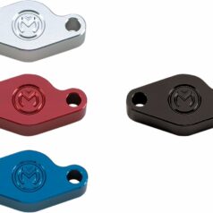 E-BRAKE BLOCK OFF PLATE RED