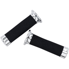 GRIPS CRUISER FOAM 860 CLOSED END BLACK/SILVER 7/8