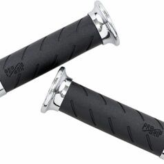 GRIPS CRUISER CUSTOM 862 CLOSED END BLACK/SILVER 7/8