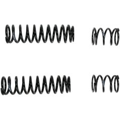 PROGRESSIVE SUSPENSION 13 SERIES DUAL SHOCKS SPRINGS BLACK