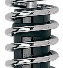PROGRESSIVE SUSPENSION 412 SERIES HEAVY DUTY AMERICAN-TUNED GAS SHOCKS W/O COVER CHROME 12.5"