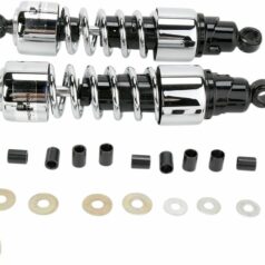 PROGRESSIVE SUSPENSION 412 SERIES DUAL SHOCK ASSEMBLY CHROME 13"