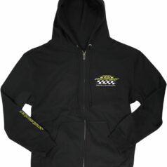 ZIP HOODY RACER BLK 3XL