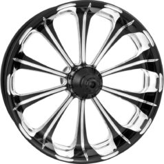 REAR WHEEL REVEL 18" X 5.5" ONE-PIECE ALUMINUM W/ABS PLATINUM CUT