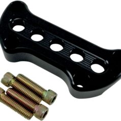 HANDLEBAR CLAMP OEM-STYLE 1" ALUMINUM BLACK