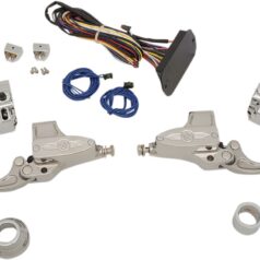 CONTROL KIT WITH HYDRAULIC CLUTCH HANDBUS CHROME