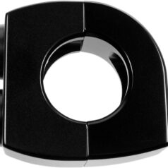 mo-SWITCH 3 PUSH-BUTTON 22 MM POLISHED HOUSING / BLACK BUTTONS