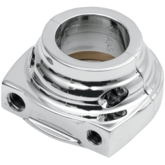 THROTTLE HOUSING DUAL CABLE CHROME