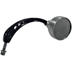 ROUND BEER SCHOONER DUAL TONE BLACK/SILVER RIGHT