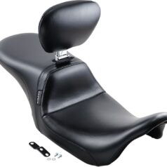 SEAT DAYTONA 2-UP SMOOTH WITH DRIVER BACKREST BLACK