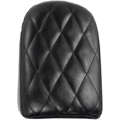 PILLION PAD BARE BONES DIAMOND STITCH BLACK