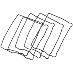 ROCKER BOX COVER GASKET LOWER EVO-BT